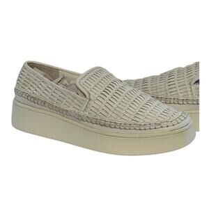 Vince. Stafford Slip-On Leather Flatform Sneakers size US 8.5